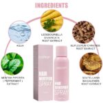 Hair Identifier Spray for Women Face Shaving | Dermaplaning Spray with 4 Pcs Eyebrow Razor | Moisturizing Face Prep Sprays for Peach Fuzz Removal | Skin-Friendly Hair Highlight (114g) - Image 8
