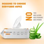 BODYCARE Unscented 99% Pure Water Baby Wipes with Lid |Natural Plant made cloth - Super thick Wet Wipes I 72 pcs/pack - (Pack of 2) - Image 5
