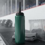 Ice Sports Water Bottle Safe ABSDrinkware Leakproof for Field Players, Gym, Black, Squeeze Spout | Hydration Fitness Equipment & Gear Running Yoga Sporting - Image 3