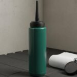 Ice Sports Water Bottle Safe ABSDrinkware Leakproof for Field Players, Gym, Black, Squeeze Spout | Hydration Fitness Equipment & Gear Running Yoga Sporting - Image 4