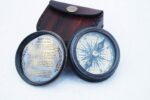 Alpha Kart Poyam Compass Pocket 2.5 inch, Camping Travelling Equipment, Boat Compass, Engraved Brass Compass with Wooden Box - Image 3