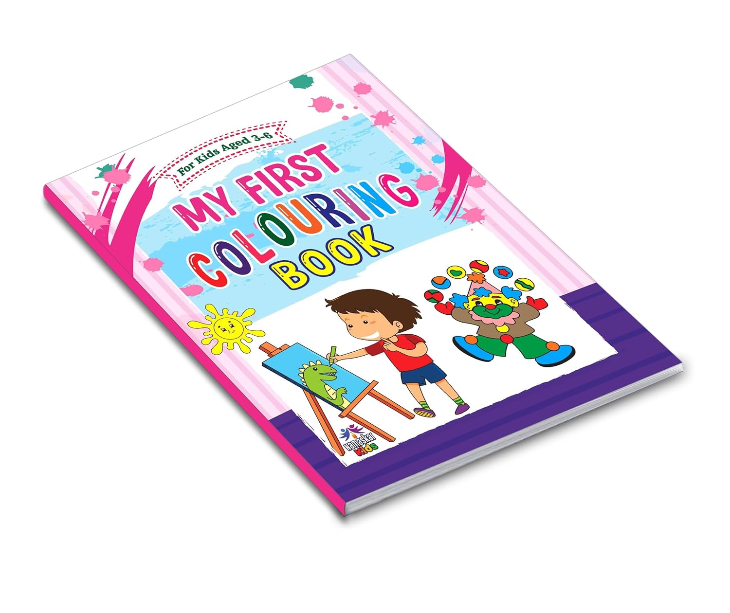 My First Colouring Book For Kids - Perfect Gift to Children for Painting, Drawing and Coloring Activity, Animal, Flowers, Transport, Alphabet For 3-6 Year Old - Image 5