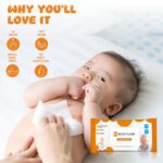 BODYCARE Unscented 99% Pure Water Baby Wipes with Lid |Natural Plant made cloth - Super thick Wet Wipes I 72 pcs/pack - (Pack of 4) - Image 5