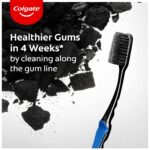 Colgate Slimsoft Charcoal Manual Toothbrush for Adults (Buy 2, Get 2) - 4 Pcs, 17X Slimmer Tip Bristles - Image 5