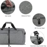 Travel Duffle Bag for Men, Large Foldable Duffel Bags for Traveling with Shoes & Wet Compartment Waterproof Weekender Gym Bag for Men Women(Pack of 1) - Image 6