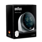 Braun Digital Alarm Clock with Snooze, Negative LCD Display, Rotating Bezel for Quick time Setting, Crescendo Beep Alarm in White, Model BC24W. - Image 7