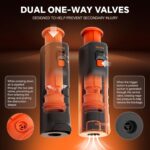 Sonmol Premium Anti Choking Device with 3 Masks, Safety Lock, Wall Mount | 33kPa strong suction, dual one-way valves, one-button operation, anti-slip grip, storage bag included, tongue depressor tubes - Image 3