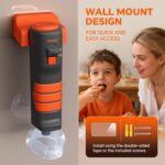 Sonmol Premium Anti Choking Device with 3 Masks, Safety Lock, Wall Mount | 33kPa strong suction, dual one-way valves, one-button operation, anti-slip grip, storage bag included, tongue depressor tubes - Image 9