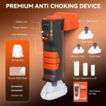 Sonmol Premium Anti Choking Device with 3 Masks, Safety Lock, Wall Mount | 33kPa strong suction, dual one-way valves, one-button operation, anti-slip grip, storage bag included, tongue depressor tubes - Image 10