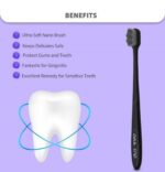 VEECHA Extra Soft Toothbrush for Adults, Ultra Soft Micro Nano 15000 Bristles Toothbrush for Sensitive Teeth & Gums, Deep Cleaning Manual Toothbrush, Gum Recession Care,[PACK 2] MULTICOLOR - Image 4