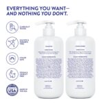 Routine Wellness Shampoo and Conditioner Set and Hair Serum for Thinning Hair - DHT Blocker Women & Men - Color Safe Shampoo for Hair Loss & Hair Growth - Unscented Set + Serum - Image 9