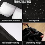 Amazon Brand - Symactive Shoe Bag for Travel/Storage | Organizer Shoe Bags for Women & Men Travel Accessories - Pack of 6 Shoe Pouch - Image 4