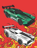Hot Wheels Copy Colouring Book – Creative Colouring Book for Kids Age 4+ | Fun Car Designs to Colour, Boosts Creativity, Focus & Motor Skills - Image 7