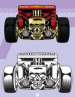 Hot Wheels Copy Colouring Book – Creative Colouring Book for Kids Age 4+ | Fun Car Designs to Colour, Boosts Creativity, Focus & Motor Skills - Image 10