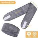 Facial Bands Cotton Makeup Time Face Wash Hair Band for Women & Men | Soft Polycotton Facial Headband for Makeup, Skincare, Spa, Salon & Face Wash | Adjustable Reusable Hair Band,(Pack Of-1) - Image 5