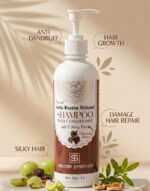 Amla Reetha Shikakai Shampoo with Conditioner – Natural Herbal Shampoo for Soft & Shiny Hair | Helps Cleanse Scalp & Strengthen Hair | Suitable for All Hair Types (1 Liter) - Image 4