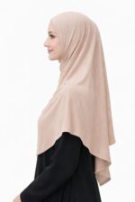 Premium Stitched Jersey One-Piece Instant Hijab for Women - No Pins Needed - Image 5