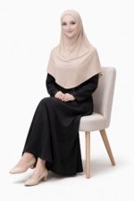 Premium Stitched Jersey One-Piece Instant Hijab for Women - No Pins Needed - Image 6