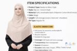 Premium Stitched Jersey One-Piece Instant Hijab for Women - No Pins Needed - Image 7