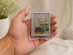 999 Silver Plated Makka Madina Acrylic Frame for Car Dashboard Home Office Islamic Decorative Showpiece Muslim Gift Ramadan Eid Mubarak Islamic Wall Table Decor - Image 4