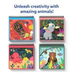 Skillmatics Scratch Art Book for Kids - Animals, Craft Kits & Supplies, 30+ Scratch Stickers, Travel Toys, DIY Kit, Gifts for Boys & Girls Ages 3, 4, 5, 6, 7, 8, Multicolour - Image 8