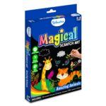 Skillmatics Scratch Art Book for Kids - Animals, Craft Kits & Supplies, 30+ Scratch Stickers, Travel Toys, DIY Kit, Gifts for Boys & Girls Ages 3, 4, 5, 6, 7, 8, Multicolour - Image 9