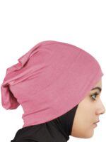 MyBatua Women's 2-Piece Al-Amira Hijab with Under Scarf/Cap/Bonnet in Soft Viscose Jersey, Ready to Wear HJ-129 - Image 3