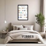 VIBBES The Prophets of Islam Framed Wall Art, Educational Poster, Black Frame, Islamic Home Decor (Large - 20x14 Inches, Beige) - Image 8