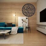 ZAM Crafts Frame for Home Islamic 3D Wall Painting Black Shining Wood Wall Art | Islamic Ramadan Wall Decorations | Arabic Calligraphy (12 inch x 12 inch) - Image 3