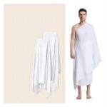 1Pcs Muslim Men's Ihram hajj Towel, Suitable for Pilgrimage Towels, Middle Eastern Islamic Clothing, 210x110cm (83x43 inches) - Image 4