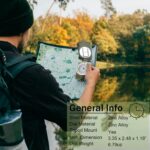 URBAN BOX Compass Survival Multifunctional Tactical Army Green Military Compass with Lanyard Carrying Bag Manual Waterproof Shakeproof Lensatic Sighting Compass for Hiking Camping Hunting Trip Outdoor - Image 6