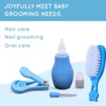 10in1 Baby Grooming Kit for Newborn, Toddlers & Kids | Portable Healthcare Accessories Set with Nail Cutter, Thermometer, Hair Comb, Tweezer & More | Perfect Nursery Gift - Image 4