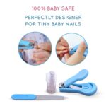 10in1 Baby Grooming Kit for Newborn, Toddlers & Kids | Portable Healthcare Accessories Set with Nail Cutter, Thermometer, Hair Comb, Tweezer & More | Perfect Nursery Gift - Image 5