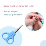 10in1 Baby Grooming Kit for Newborn, Toddlers & Kids | Portable Healthcare Accessories Set with Nail Cutter, Thermometer, Hair Comb, Tweezer & More | Perfect Nursery Gift - Image 7