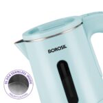 Borosil 800ml Eva Cool Touch Stainless Steel Electric Kettle | Made in India | 360° Rotating Base, Auto Cut-Off, Dry Boil Protection | Boil Water for Tea, Coffee & Soup | 1 Year Warranty - Image 3