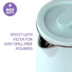 Borosil 800ml Eva Cool Touch Stainless Steel Electric Kettle | Made in India | 360° Rotating Base, Auto Cut-Off, Dry Boil Protection | Boil Water for Tea, Coffee & Soup | 1 Year Warranty - Image 5
