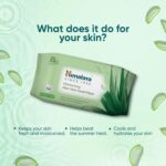 Himalaya Moisturising Aloe Vera Facial Wipes, 25 Count - Image 5