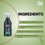 Nourishing Shampoo – Hydrates, Strengthens & Adds Shine | Enriched with Argan & Coconut Oil | Vegan & Paraben-Free 300ml - Image 4