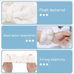 Spa Headband and Wristband Set, Microfiber Wrist, Wrist Wash Bands, Skincare Headbands Makeup Headband with Wrist Band, Facial Headband Face Wash Wristbands for Washing Face(PACK OF 1) - Image 4