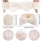Spa Headband and Wristband Set, Microfiber Wrist, Wrist Wash Bands, Skincare Headbands Makeup Headband with Wrist Band, Facial Headband Face Wash Wristbands for Washing Face(PACK OF 1) - Image 5