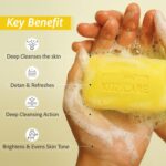 Kozicare Lemon and Tea Tree Soap with Kojic Acid Pack of 3 - Detan Bathing Soap for Glowing Skin - Brightening Body Soap for Men and Women All Skin Types - Image 6