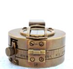 Alpha Kart Military Engineer Directional Compass North Arrow Floating Metal Dial/Lensatic Compass for Outdoor Camping and Exploration (Brass) 2.2 inch - Image 4