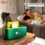 Lifelong Cuppy Wet Wipe Warmer for Baby Diaper Change with Large Capacity | Adjustable & Fast Heating, Smart Temperature Control, Evenly Overall Heating & Constant Temperature Storage (LLCWW01) - Image 4