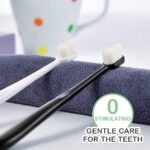 Reelan (Pack of 6) Toothbrush for Sensitive Gums, Micro Fur Manual Toothbrush with 20000 Soft Floss Bristle for Men, Women, Elderly, Braces and Gum Recessions, Protect Fragile Gums - Image 7