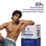 Mannlich 2% Kojic Acid Exfoliating Soap with Alpha Arbutin, Glycolic Acid, Niacinamide & Activated Charcoal | For Pigmentation, Dark Spots, Tan Removal, Brightens Underarms | pH Balanced, SLS Free, Dermatologically Tested | 75 g (Pack of 2) - Image 7