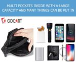 GOCART WITH G LOGO Men's Outdoor Tactical Waist Bag EDC Molle Belt Waist Pouch Security Purse Phone Carrying Case (Black) - Image 8