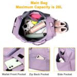 6 Pocket Multipurpose Duffle Bag for Gym and Travel with Dedicated Shoe Compartment | Water Resistant Nylon Weekend Overnight Bag for Men & Women. (Pack of 1) - Image 3