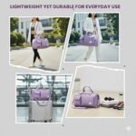 6 Pocket Multipurpose Duffle Bag for Gym and Travel with Dedicated Shoe Compartment | Water Resistant Nylon Weekend Overnight Bag for Men & Women. (Pack of 1) - Image 7