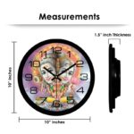 God Print Wall Clock for Home Bedroom Hall Living Room Office |Home Decorative Art Collection (Pack of 1_WC-80) - Image 4