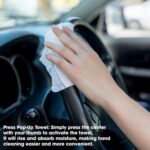 5 PCS Hand Pop Hand Wipes, Press Push Up Lemon Non-stimulating Sanitizing Mini Clean Towelettes Sanitizer, A Fun Way To Open Magical Strong Cool Wet Dry Type Portable for Travel On-the-Go Black White - Image 9